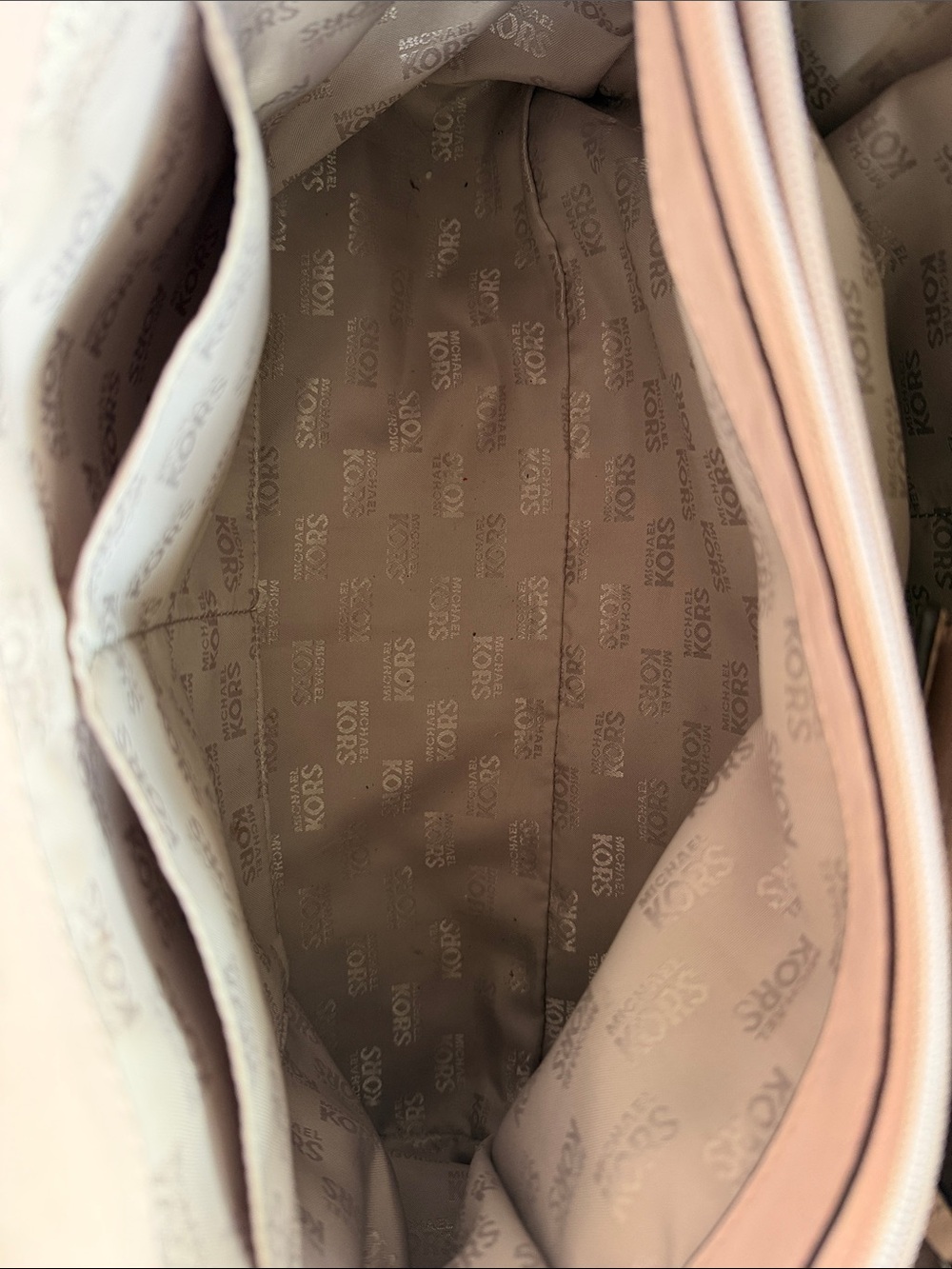 Michael Kors Quilted Chain-Handle Women's Tote in Light Pink - Picture 6 of 6